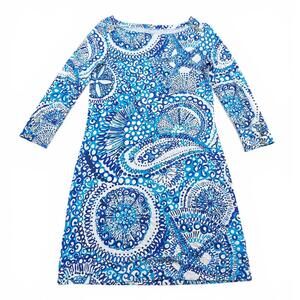 Lilly Pulitzer Sophie dress in the Resort White Midnight Blues Womens Size Small